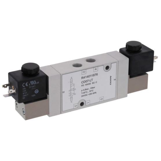 Aventics CD07-LT-5/2-NC-DO-110VDC-WMO-E-G014-RAIL Electric and Pneumatic Actuated Directional Valve