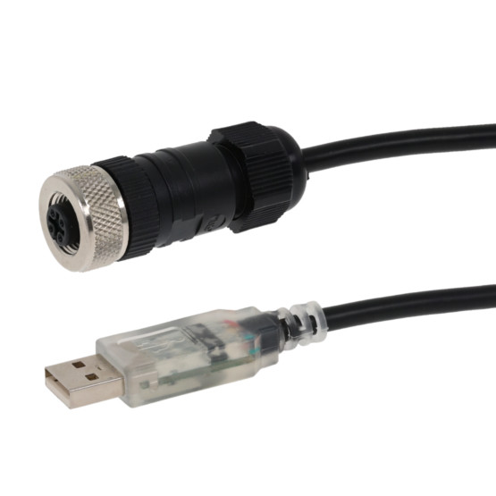 Aventics CON-AP-MS-USBA-1800-FS-M12-4-SPM Round Plug Connectors With Cable