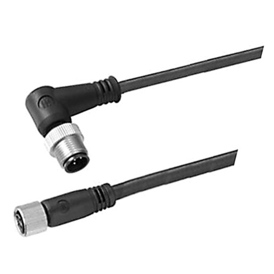 Aventics CON-RD-FS-M8-3-5000-PUR-MA-M12-3 Round Plug Connector