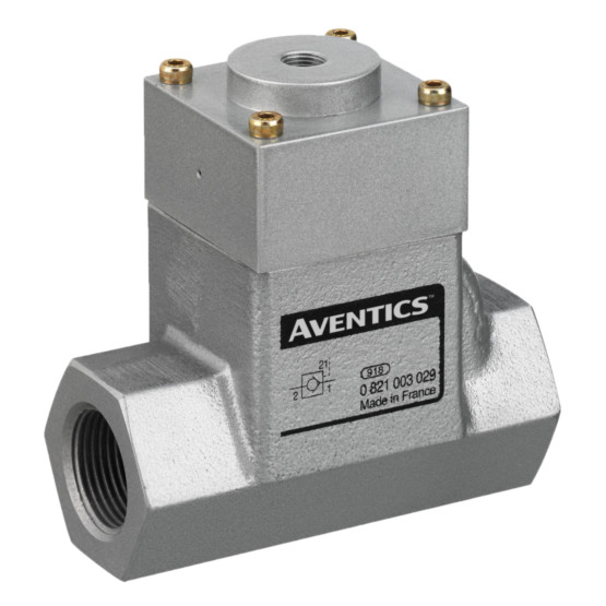 Aventics C.A.R PILOTE G 3/8 Supply Valve