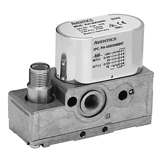 Aventics ED02-000-060-420-1M12A Proportional Pneumatic Valve