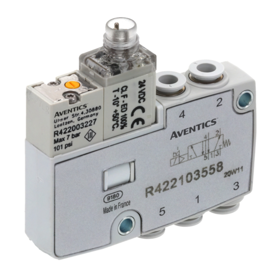 Aventics LS04-5/2SR-024DC-XS-I-M8-D4-new Electric and Pneumatic Actuated Directional Valve