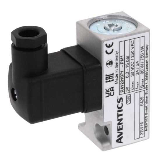 Aventics PM1-M3-G014-V09-030-DINA-CON Pressure Switch