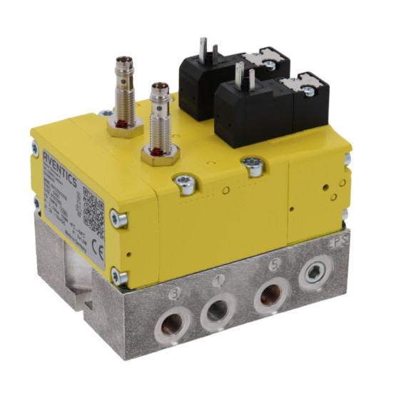Aventics SV01-5/2XX-SR-24DC-I-SC-PD-N018-FC-PNP Electric and Pneumatic Actuated Directional Valve