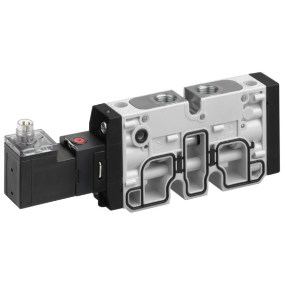 Aventics TC08-5/3CC-DO-024DC-E-M8X1_3P-VTS Electric and Pneumatic Actuated Directional Valve