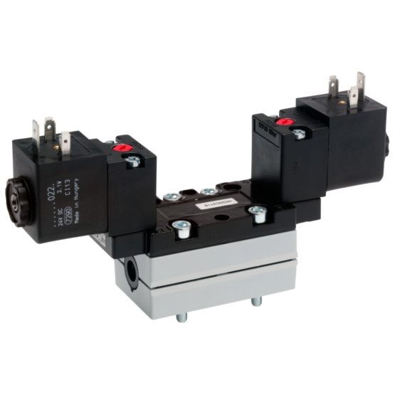 Aventics V581-3/2CC-230AC-I1-2CNO-LBX-AA-X-S-T0 Electric and Pneumatic Actuated Directional Valve