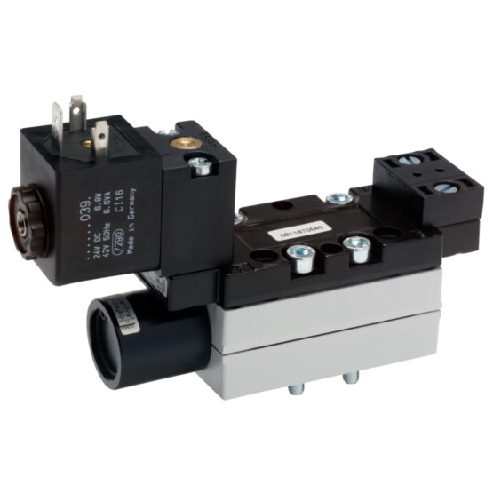 Aventics V581-5/2AR-24/42-I1-ACNO-HUX-AA-D-S-T0 Electric and Pneumatic Actuated Directional Valve