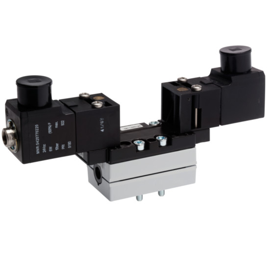 Aventics V581-5/2DS-024DC-I1-2CNF-HUX-AA-X-C-T0 Electric and Pneumatic Actuated Directional Valve