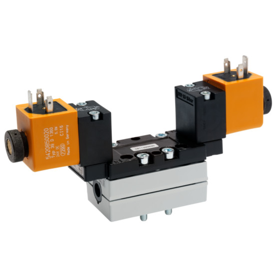 Aventics V581-5/2DS-230AC-I1-2CNO-HNX-AA-X-C-T1 Electric and Pneumatic Actuated Directional Valve