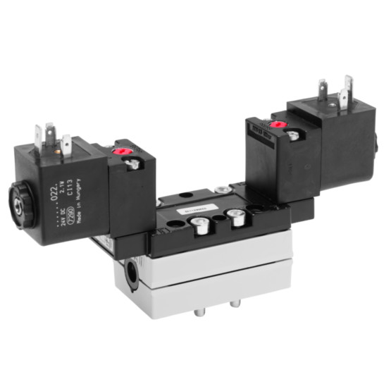 Aventics V581-5/2DS-230AC-I1-2CNO-LBX-AA-X-C-T0 Electric and Pneumatic Actuated Directional Valve