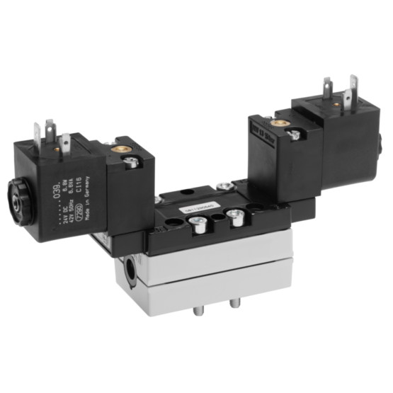 Aventics V581-5/2DS-24/42-I1-2CNO-HUX-AA-X-C-T0 Electric and Pneumatic Actuated Directional Valve