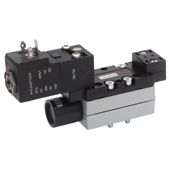Aventics V581-5/2SR-024DC-I1-1CNF-HUX-AA-X-C-T0 Electric and Pneumatic Actuated Directional Valve