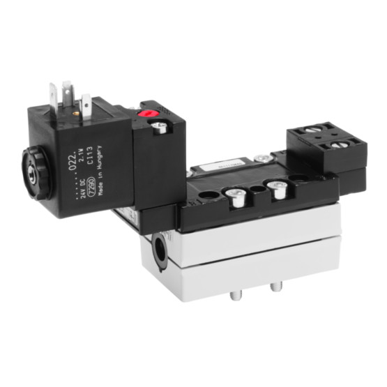Aventics V581-5/2SR-024DC-I1-1CNO-LBX-AA-X-C-T1 Electric and Pneumatic Actuated Directional Valve