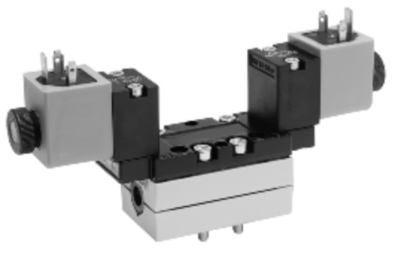 Aventics V581-5/3CC-230AC-I1-2CNO-HNX-AA-X-S-T0 Electric and Pneumatic Actuated Directional Valve