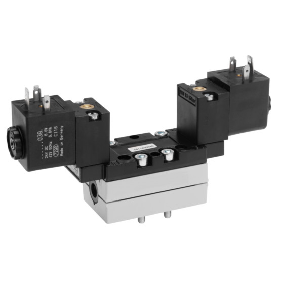 Aventics V581-5/3CC-230AC-I1-2CNO-HUX-AA-X-S-T0 Electric and Pneumatic Actuated Directional Valve
