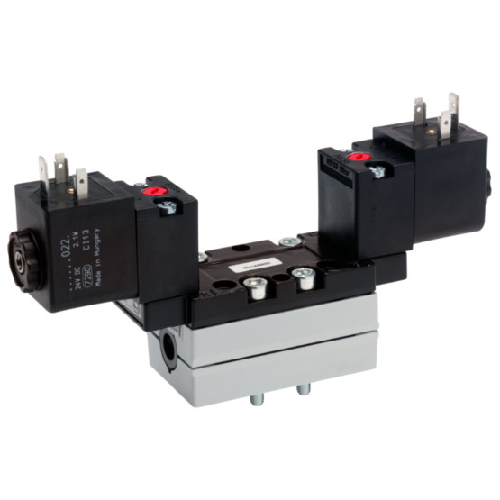 Aventics V581-5/3PC-230AC-I1-2CNO-LBX-AA-X-C-T1 Electric and Pneumatic Actuated Directional Valve