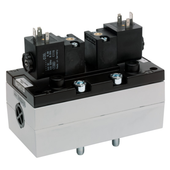 Aventics V581-5/3PC-230AC-I4-2CNO-HUX-AA-X-S-T0 Electric and Pneumatic Actuated Directional Valve