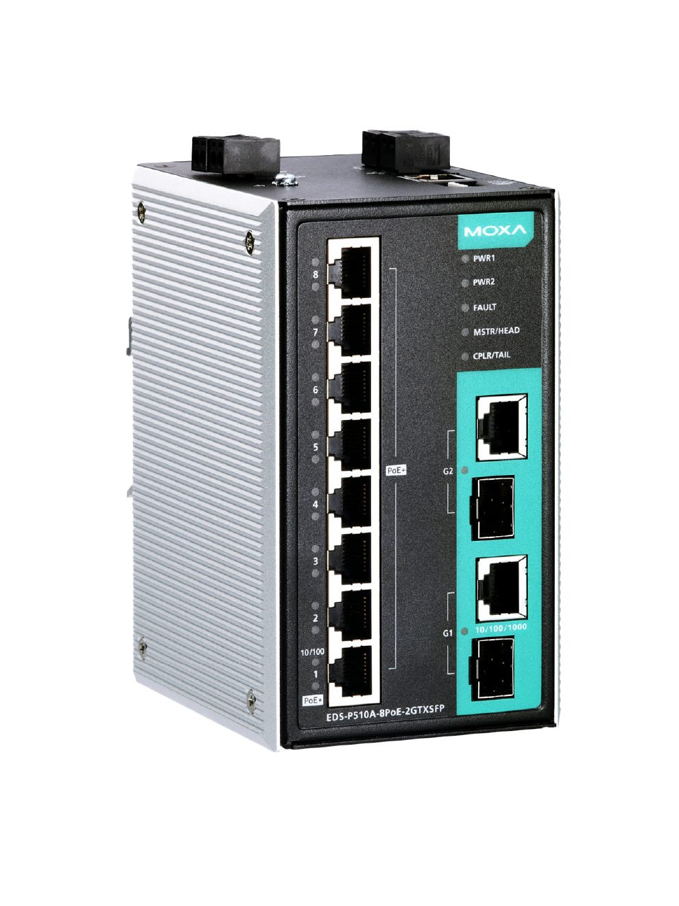 Moxa EDS-P510A-8PoE-2GTXSFP Ethernet / PoE Switch