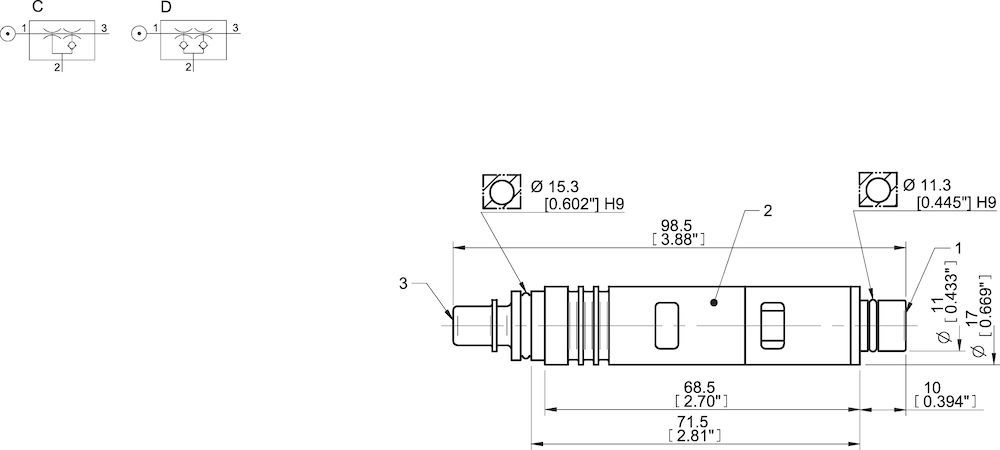 Piab COAX® cartridge MIDI Si32-2