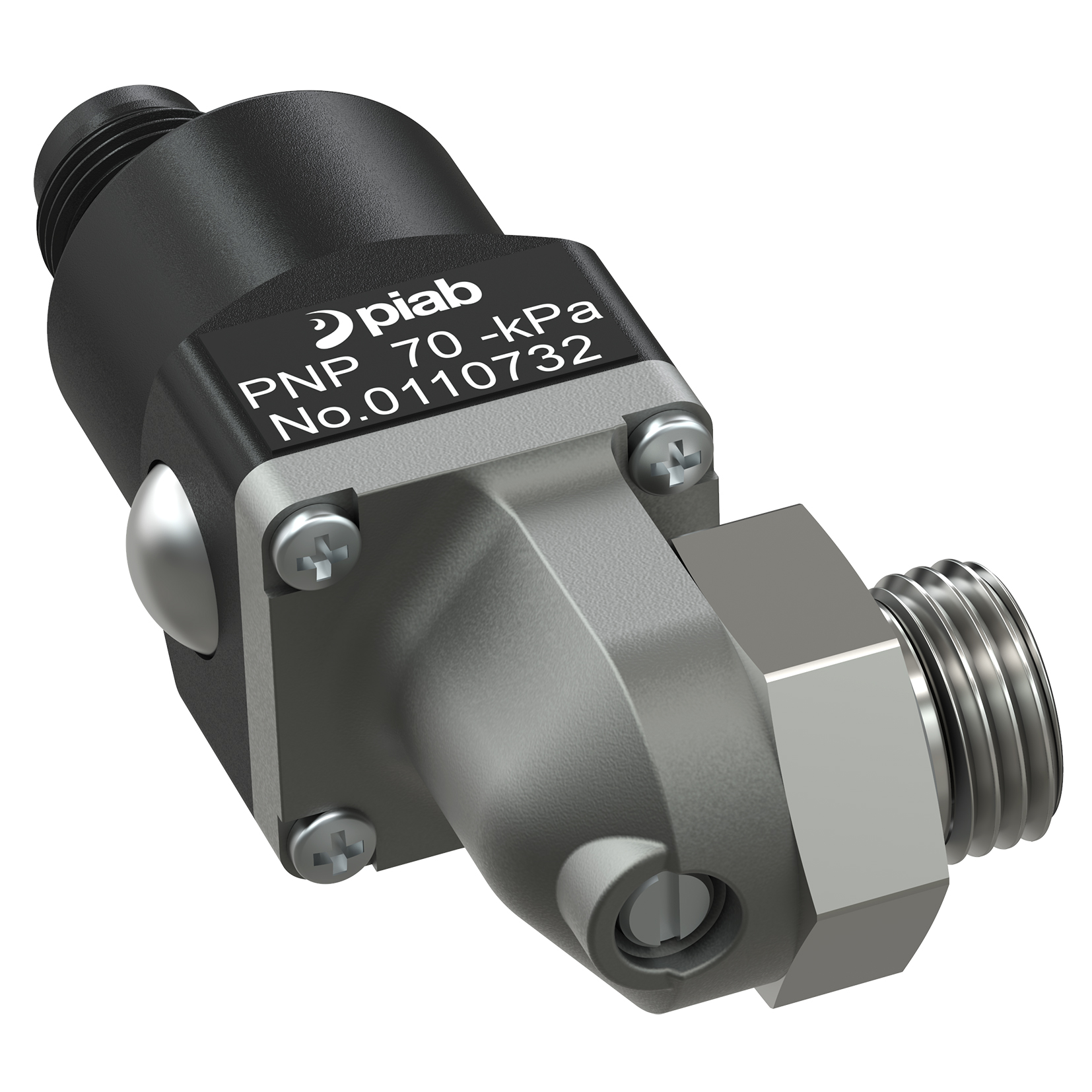 Piab Vacuum Switch VS4118 21 -inHg, M8 PNP/NPN NO/NC