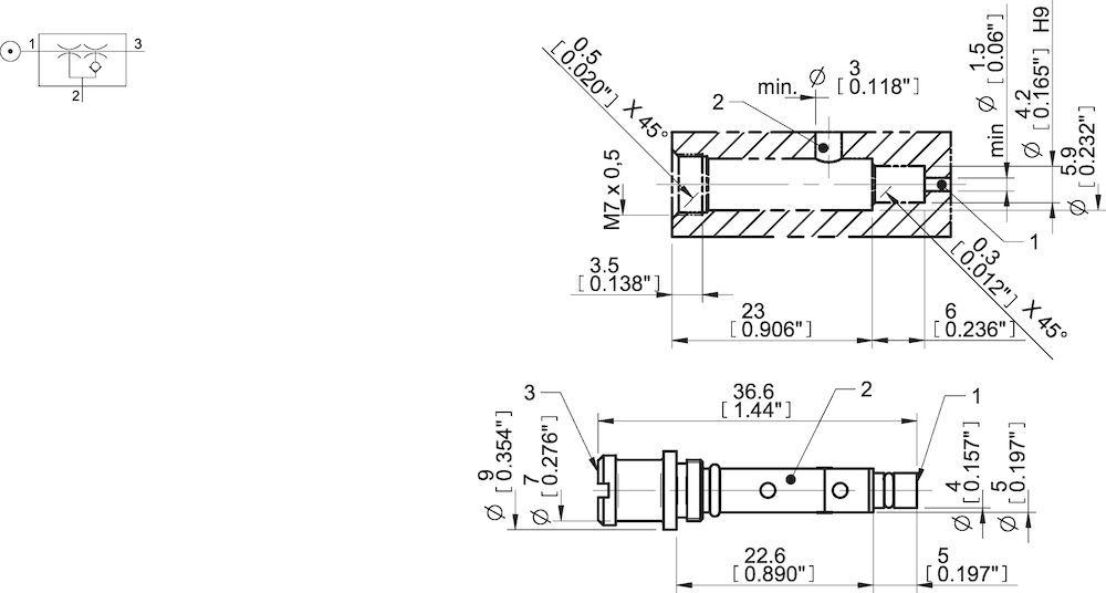 Piab COAX® cartridge MICRO Si02-2, holding cap