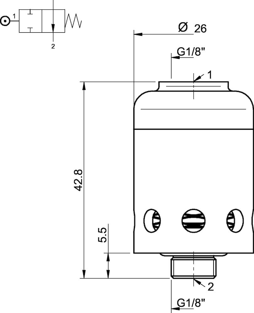 Piab piSAVE® release G1/8