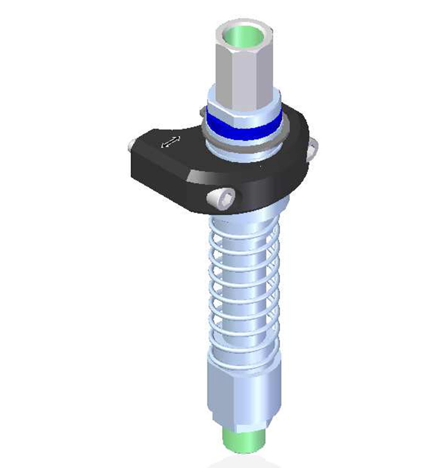 Piab LCS 200 profile mounted level compensator 3/8 NPT female x 3/8 NPT male