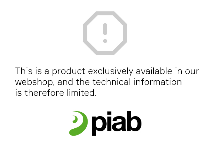 Piab 01.21.660 Retainer clip B-BL40-2, detectable