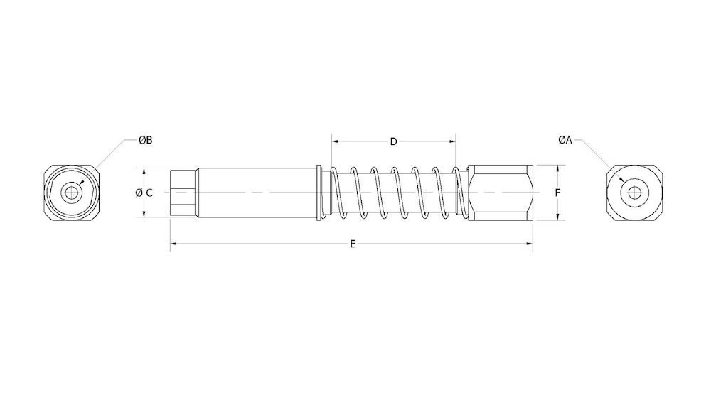 Piab GEP 10-M-10 Spring Loaded Gripper Arm