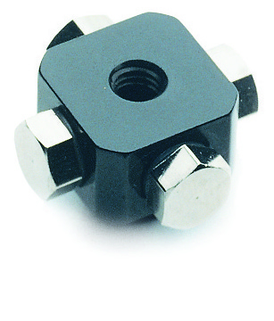 Piab Fitting 5xM5 female, with dual flow control valve