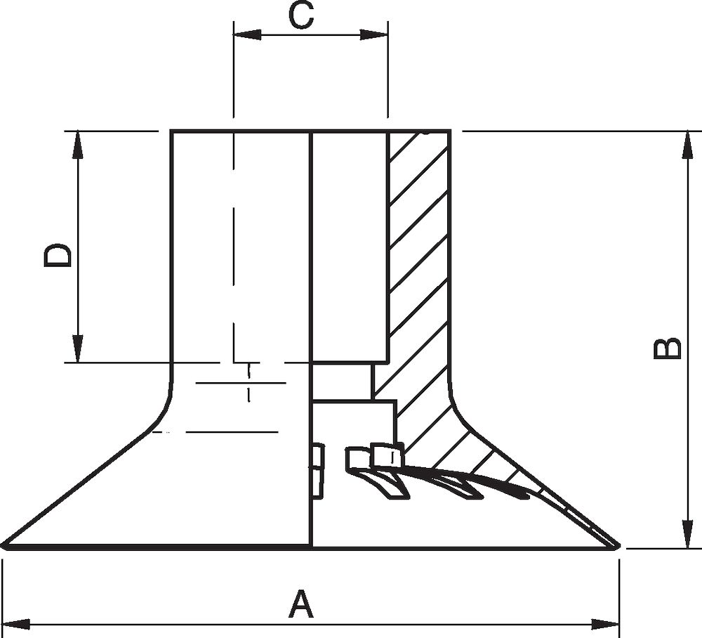 Piab Suction cup VL60FC