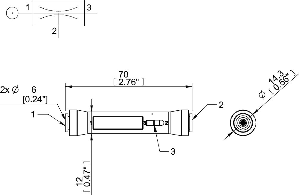 Piab Value Line® Inline vacuum generator 6mm