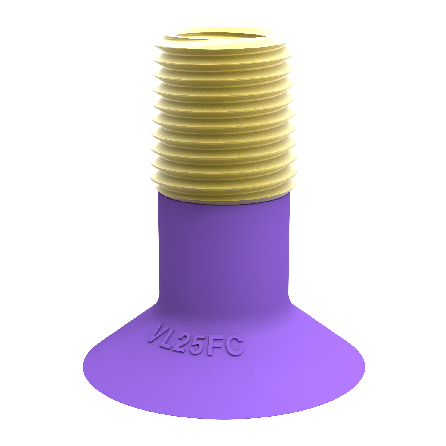 Piab Suction cup VL25FC, 1/4NPT-1/8NPSF