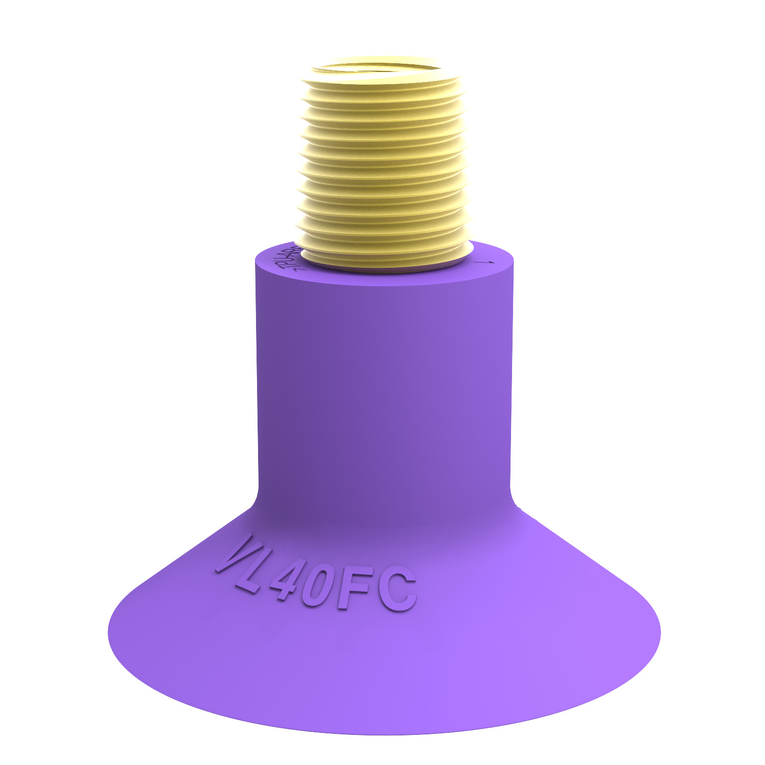 Piab Suction cup VL40FC, 1/4NPT-1/8NPSF