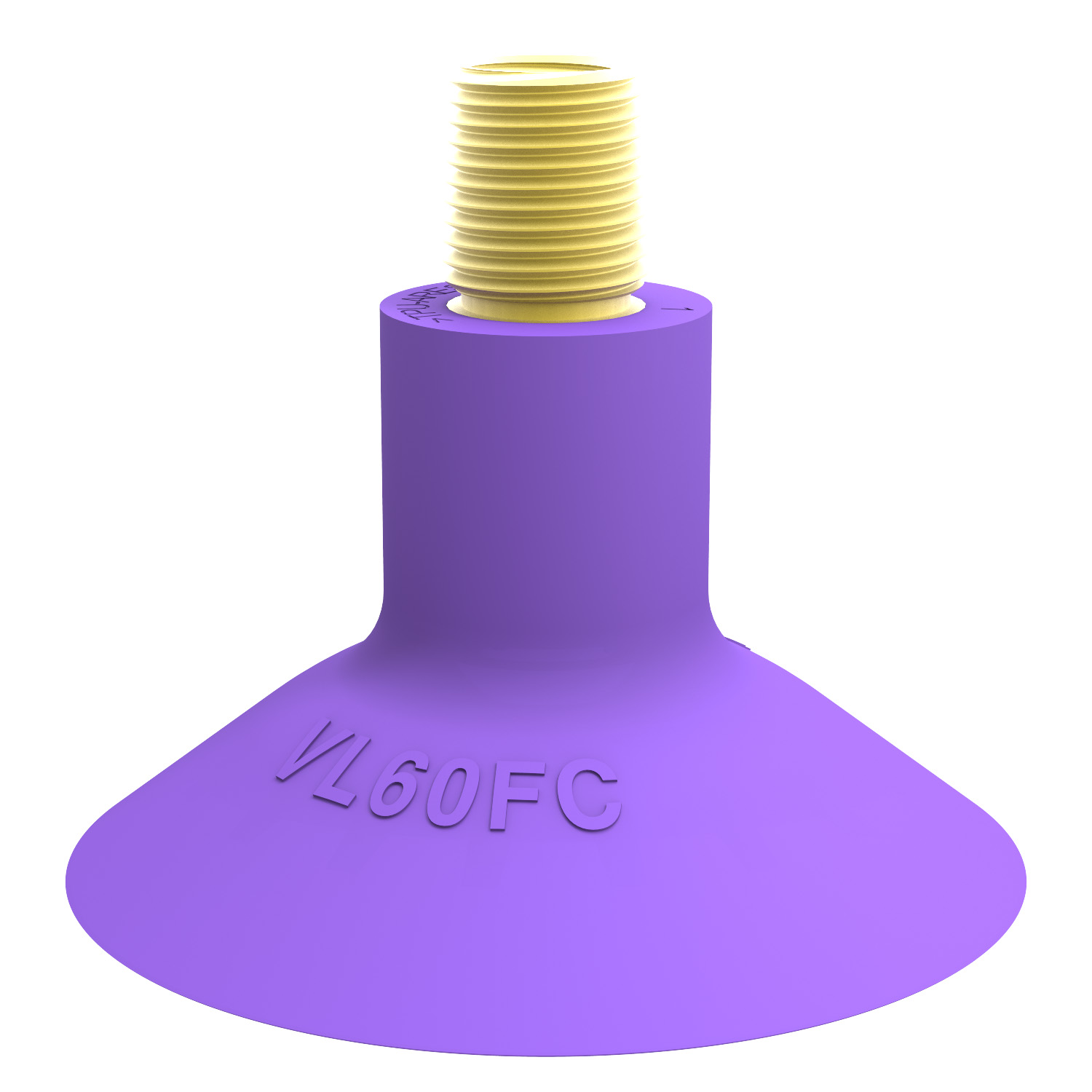 Piab Suction cup VL60FC, 1/4NPT-1/8NPSF