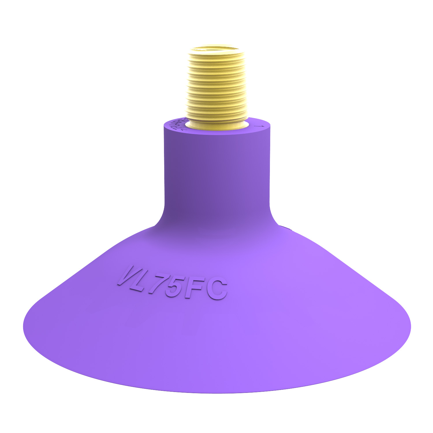 Piab Suction cup VL75FC, 1/4NPT-1/8NPSF