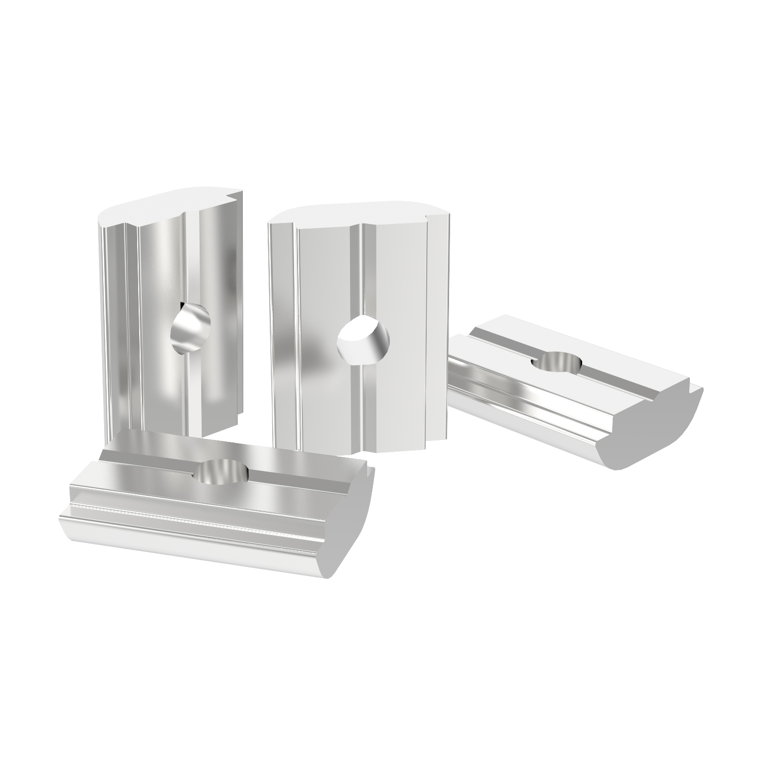 Piab T-slot nut kit M5 - 10mm - 4pcs - KVG120 and KVG150