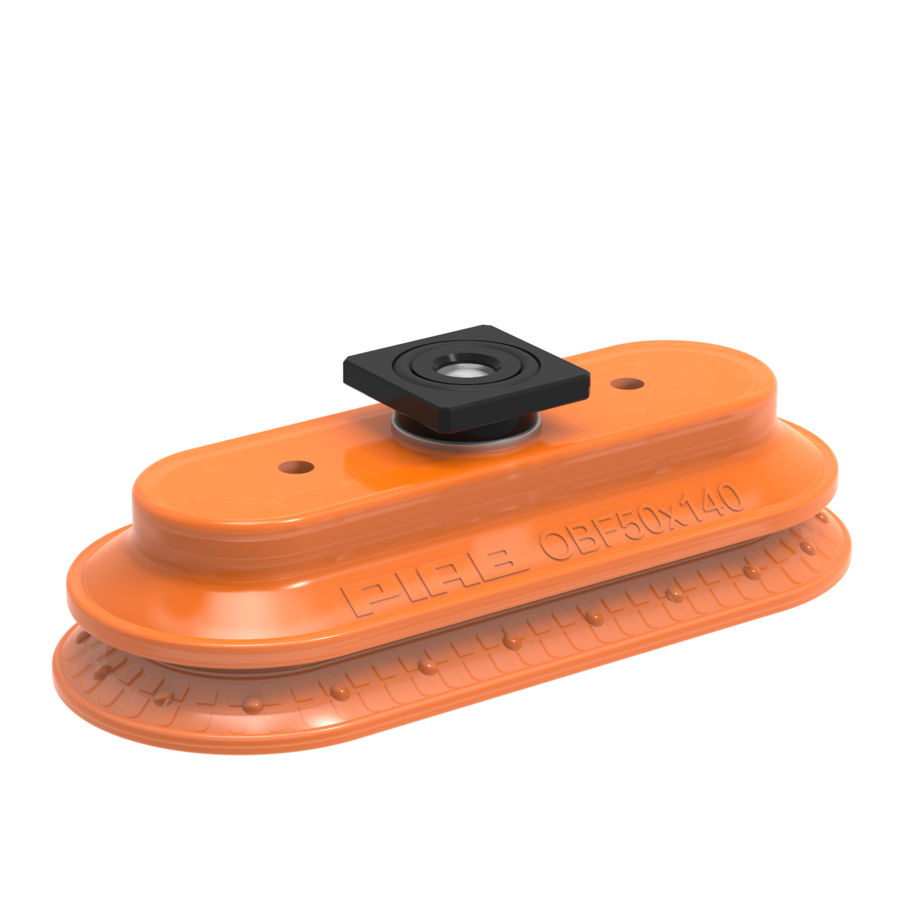 Piab Suction cup OBF50x140 Polyurethane 55/60, T-slot with mesh filter