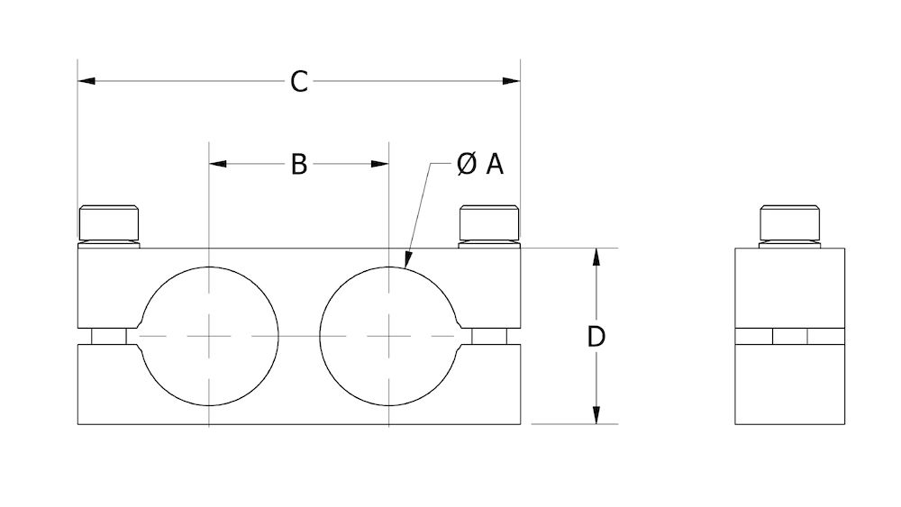 Piab KPC 10 Tube Parallel Clamp