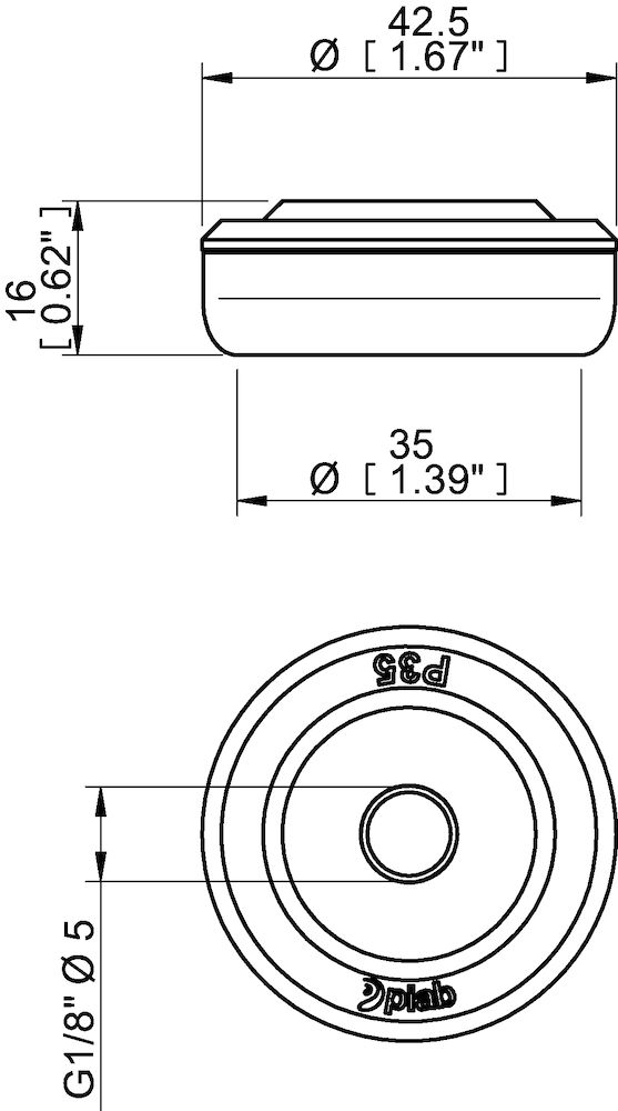Piab 02.23.818 Suction cups and soft grippers