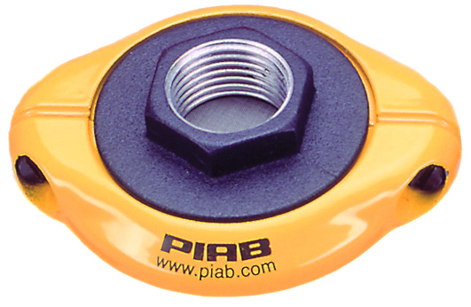 Piab Fitting 75, 1/8 NPSF female, clamp ring with mesh filter