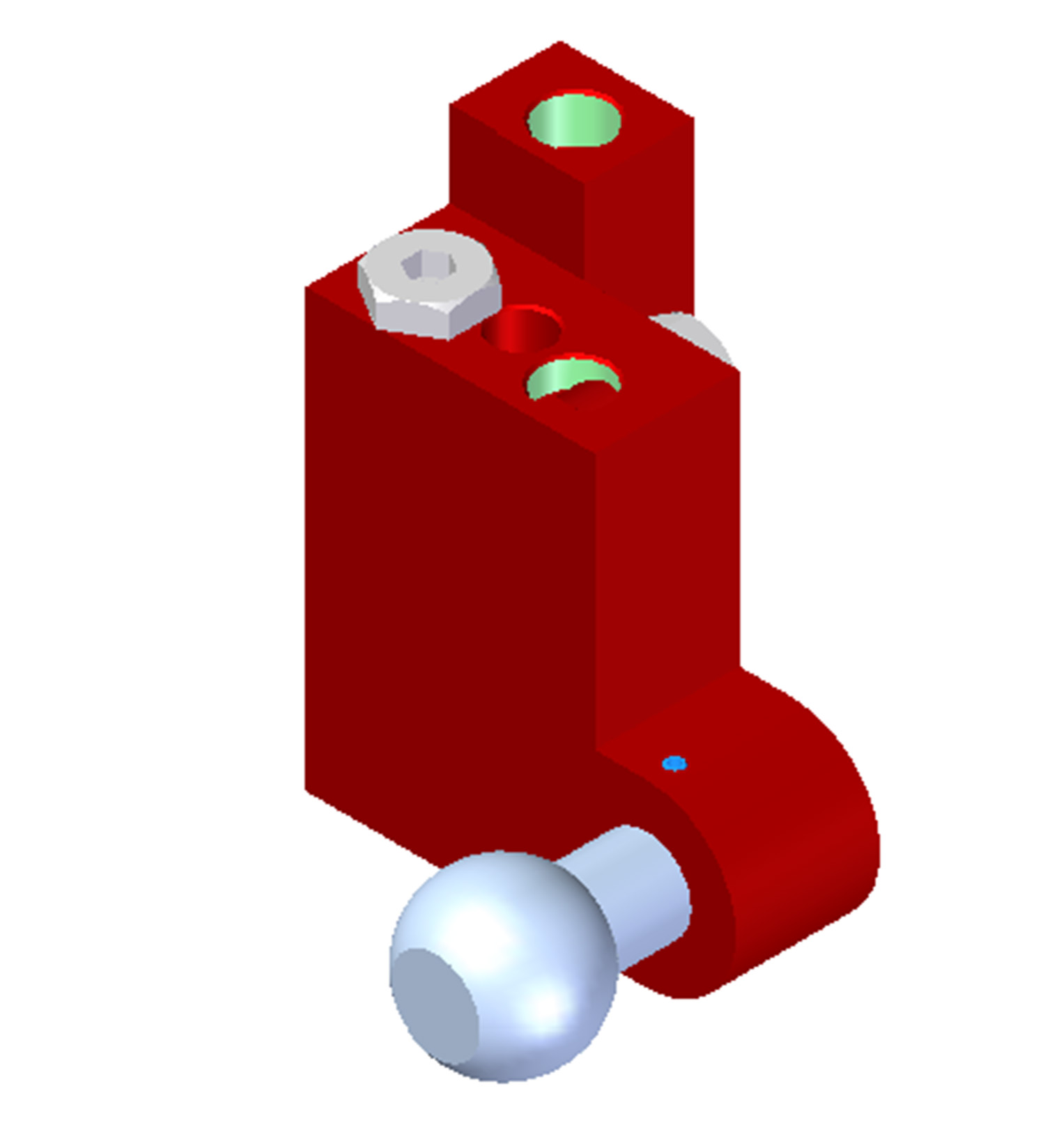 Piab Vacuum Check Valve VT-1H, NPT threads, Ball joint, Right hand connection