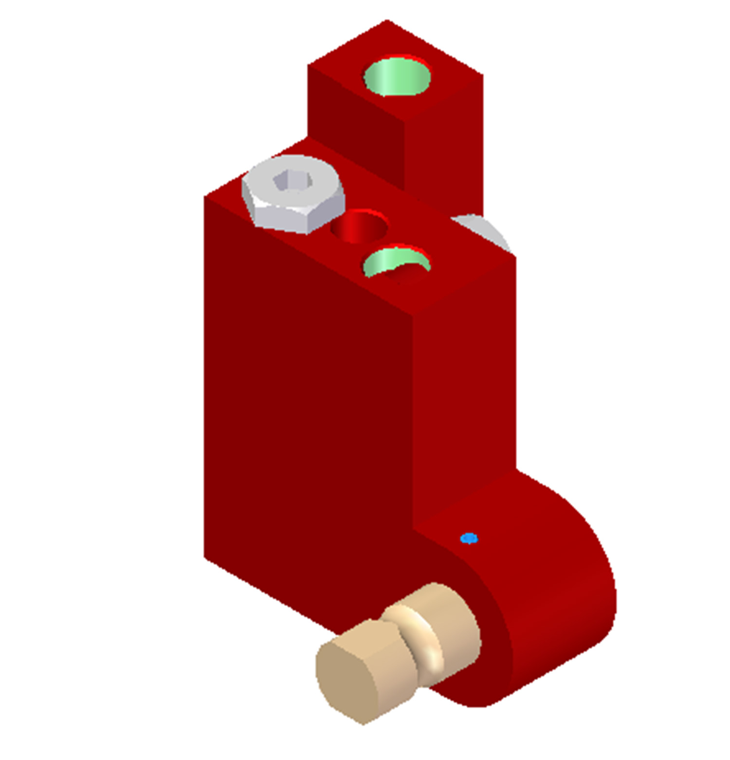 Piab Vacuum Check Valve VT-1H, NPT threads, Lock pin 16, Right hand connection