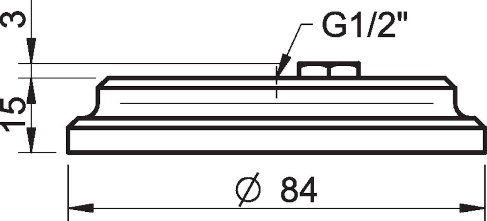 Piab Fitting G1/2 female Al, with mesh filter