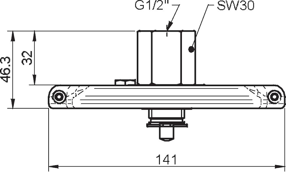 Piab Fitting 150, G1/2 female, clamp ring with cone valve