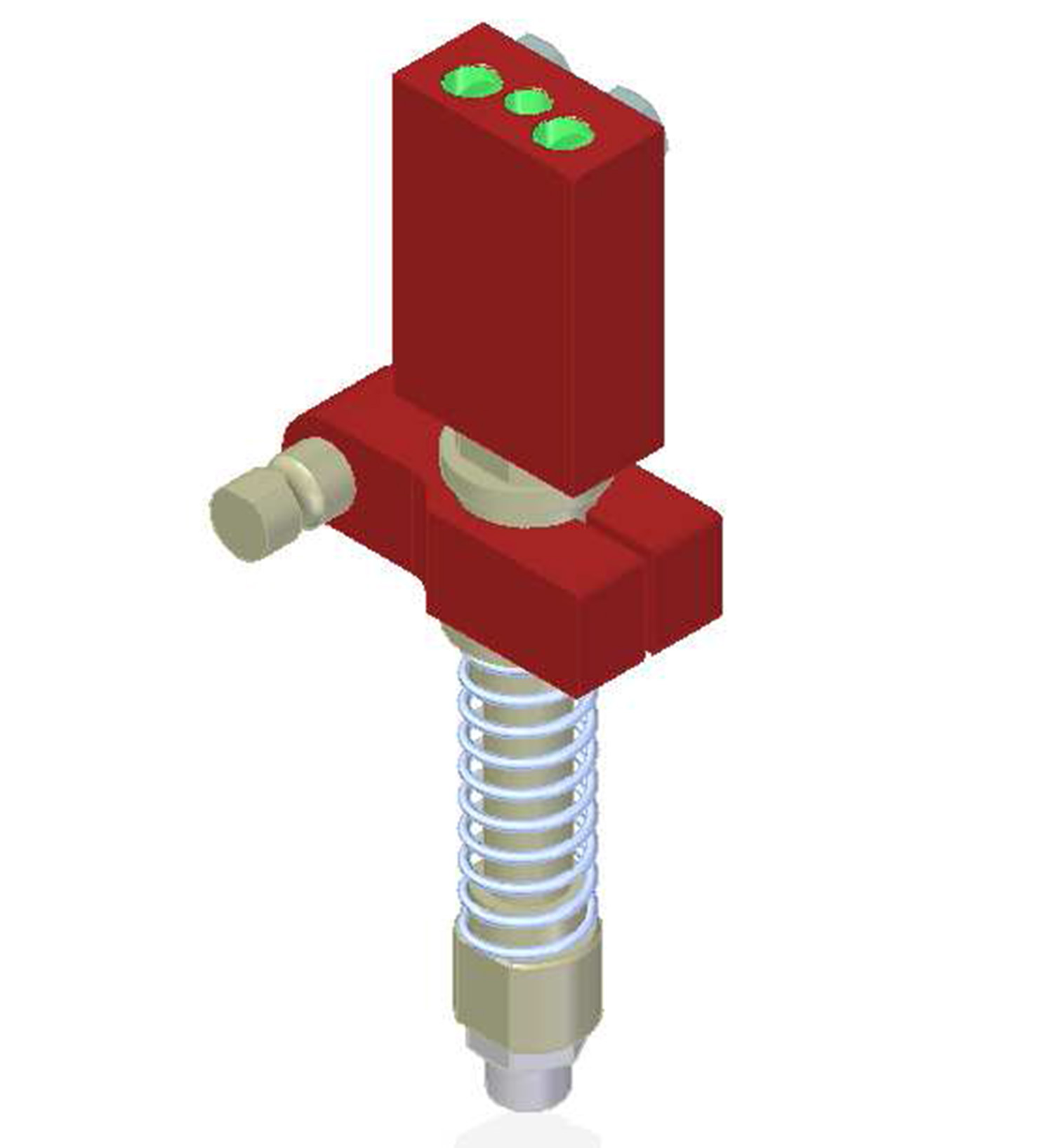 Piab Vacuum Check Valve VT-1H with level compensator, NPT threads, Lock pin 16, Left hand connection