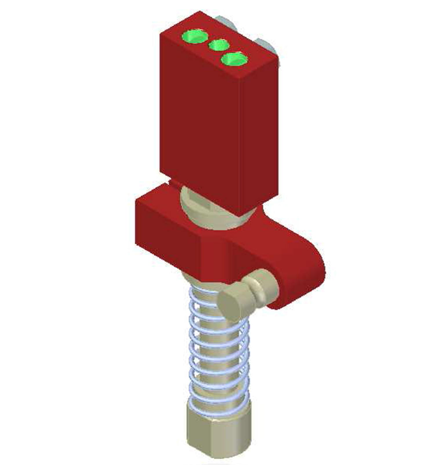 Piab Vacuum Check Valve VT-1H with level compensator, NPT threads, Lock pin 16, Right hand connectio