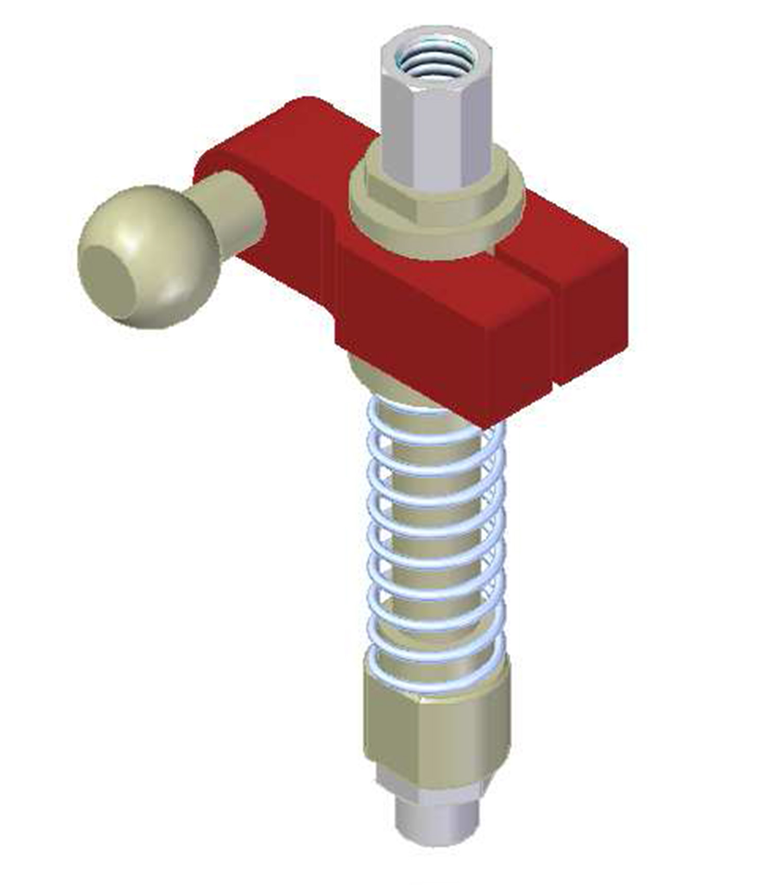 Piab Centralized vacuum connection with level compensator, NPT threads, Ball joint, Left hand connec