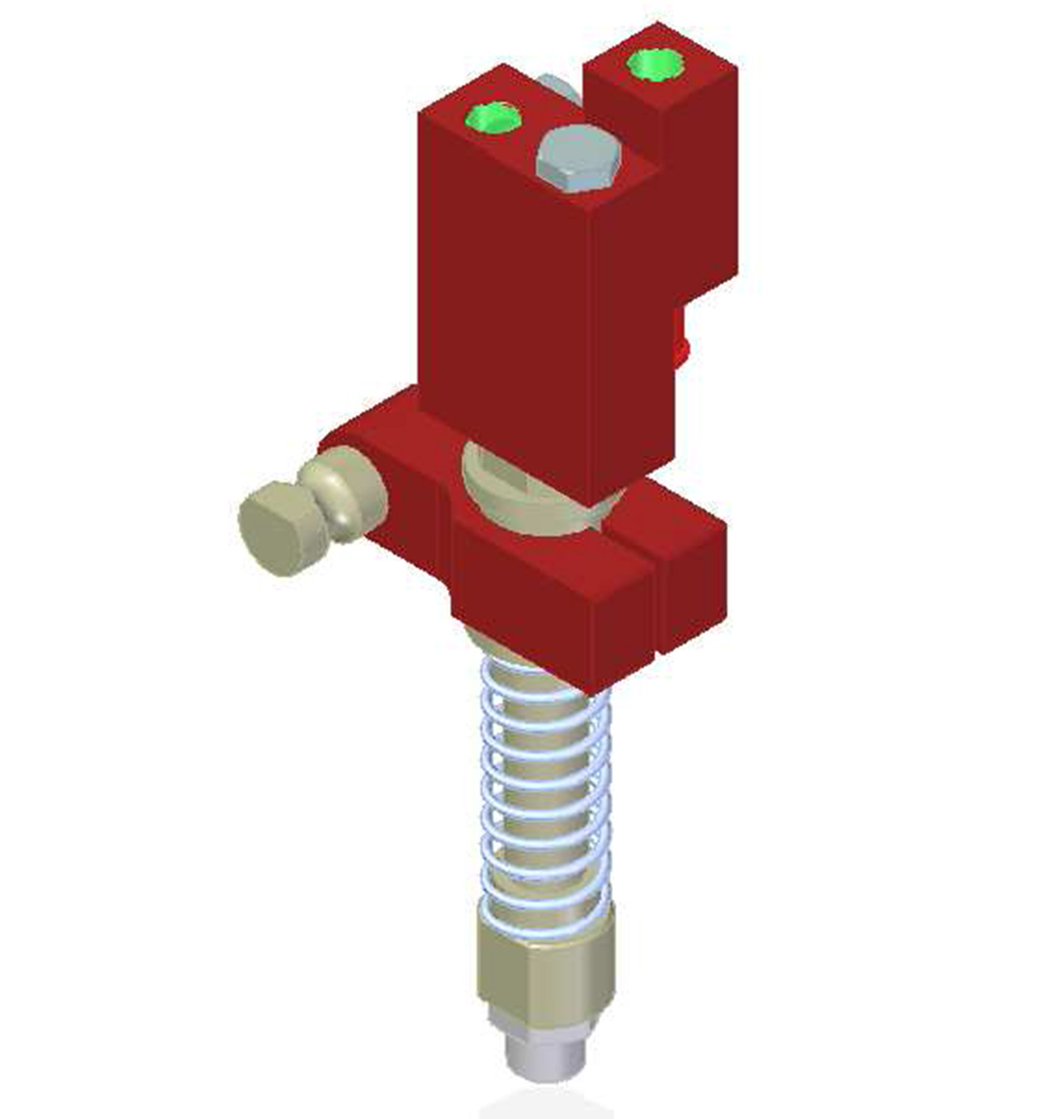 Piab Vacuum Check Valve VT-1H COAX® with level compensator, NPT threads, Lock pin 19, Left hand conn