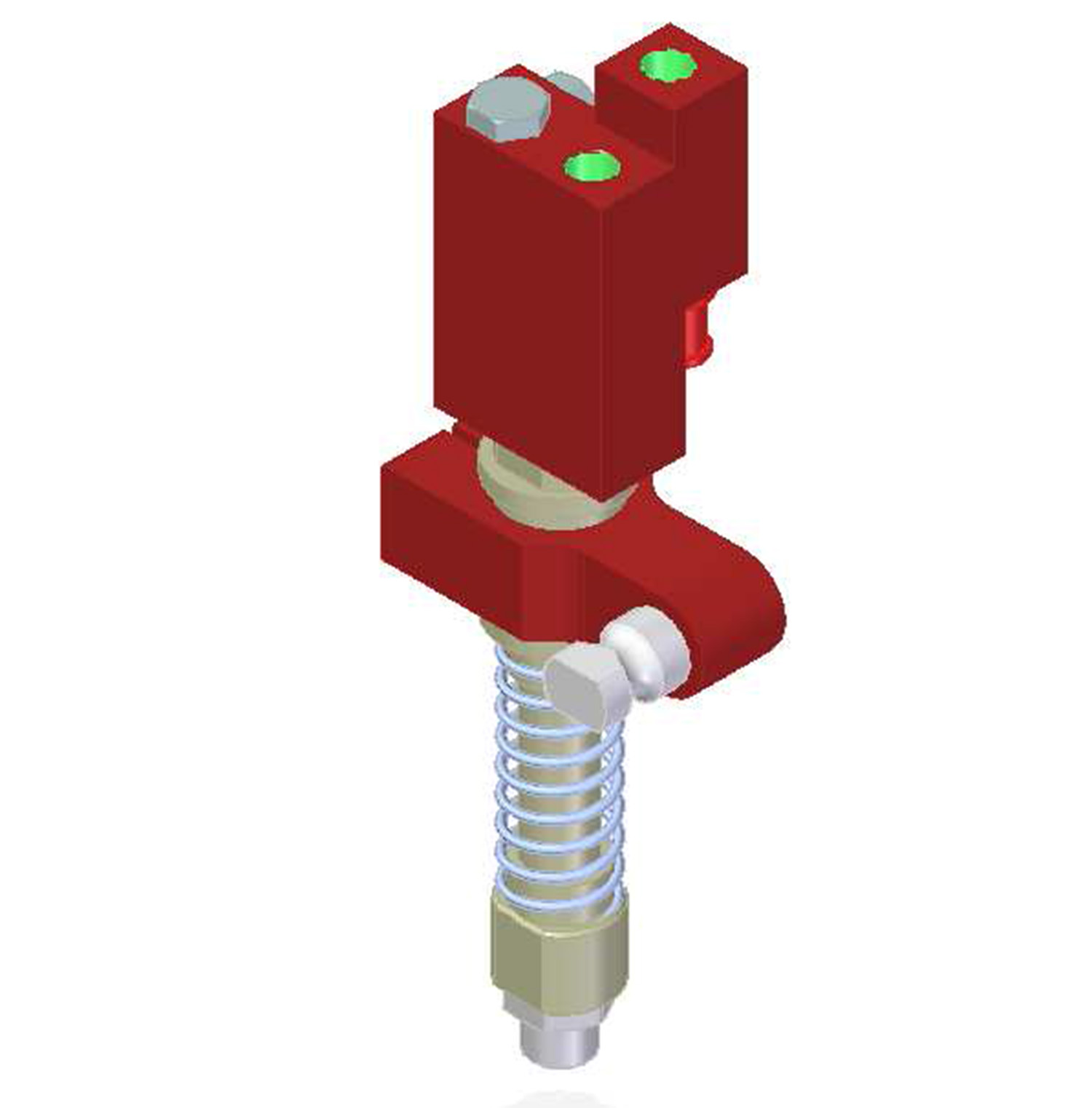 Piab Vacuum Check Valve VT-1H COAX® with level compensator, NPT threads, Lock pin 19, Right hand con